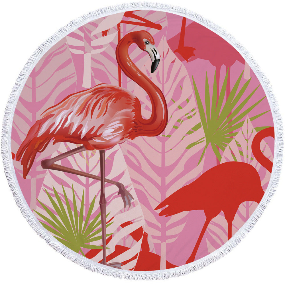 Round Printed Beach Towel