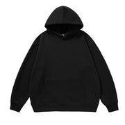 Cozy Velvet Padded Hooded Sweatshirt for Men & Women