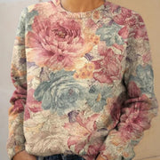 New 3d Digital Printed Pattern Sweater