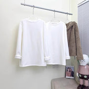 Women's Plus Velvet Loose Mid-Length Thermal T-Shirt