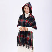 Cozy Hooded Shawl