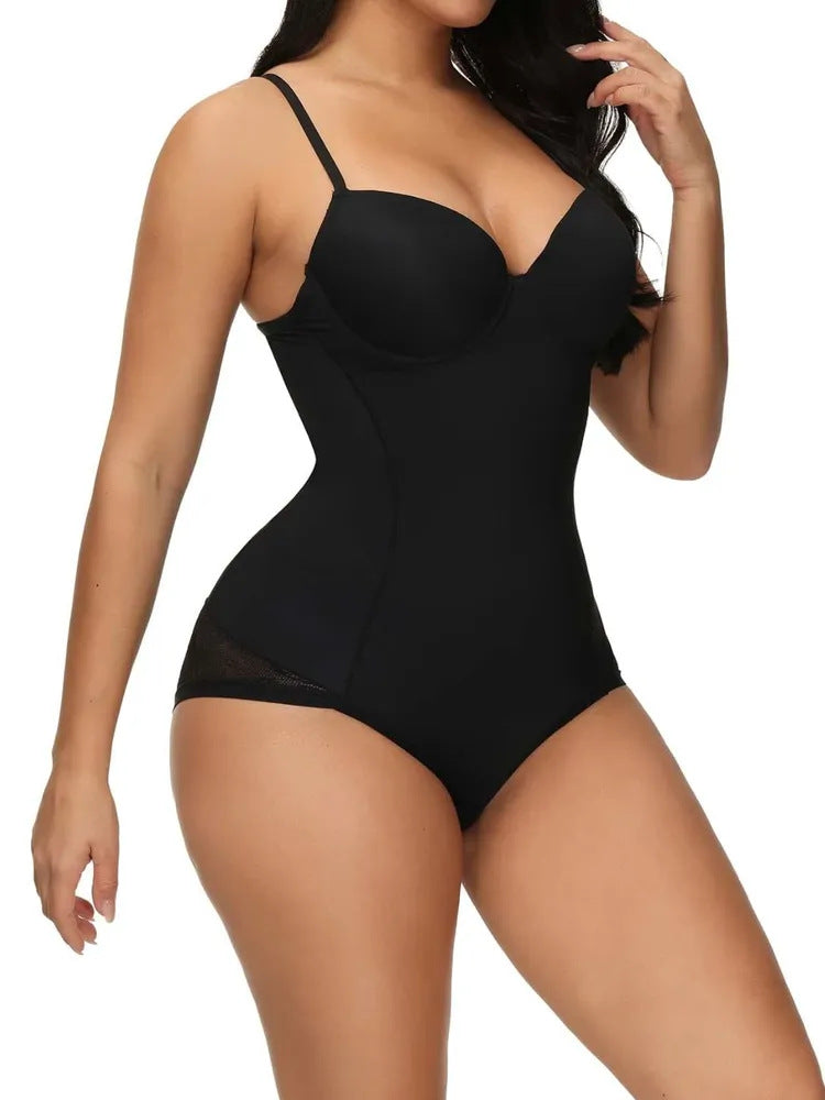 Strap-style Shapewear Tummy-control Bodysuit