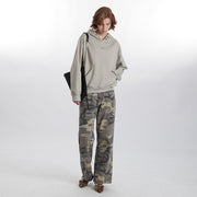 Women's Casual Loose Hooded Cardigan Sweater