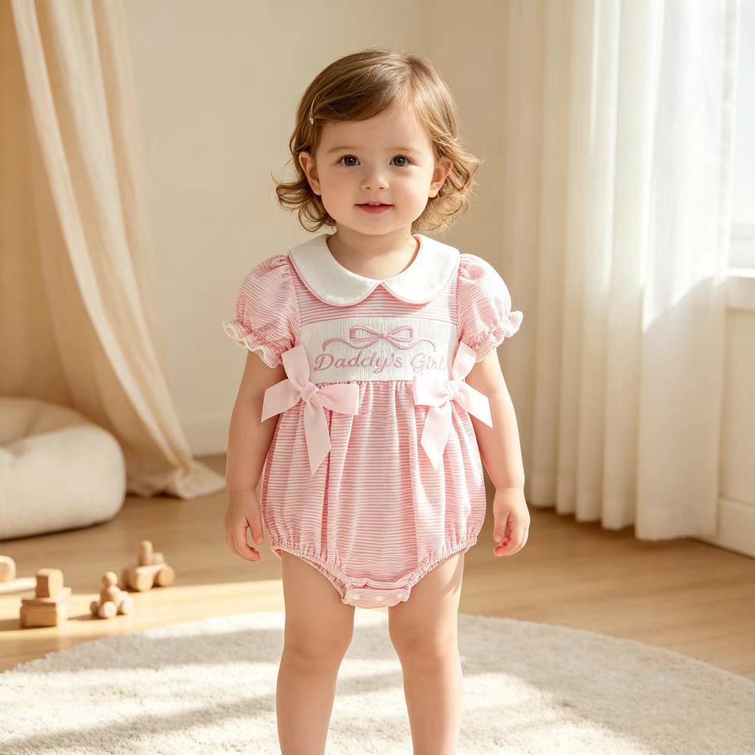 Adorable Lace Baby Romper Suit for Girls
