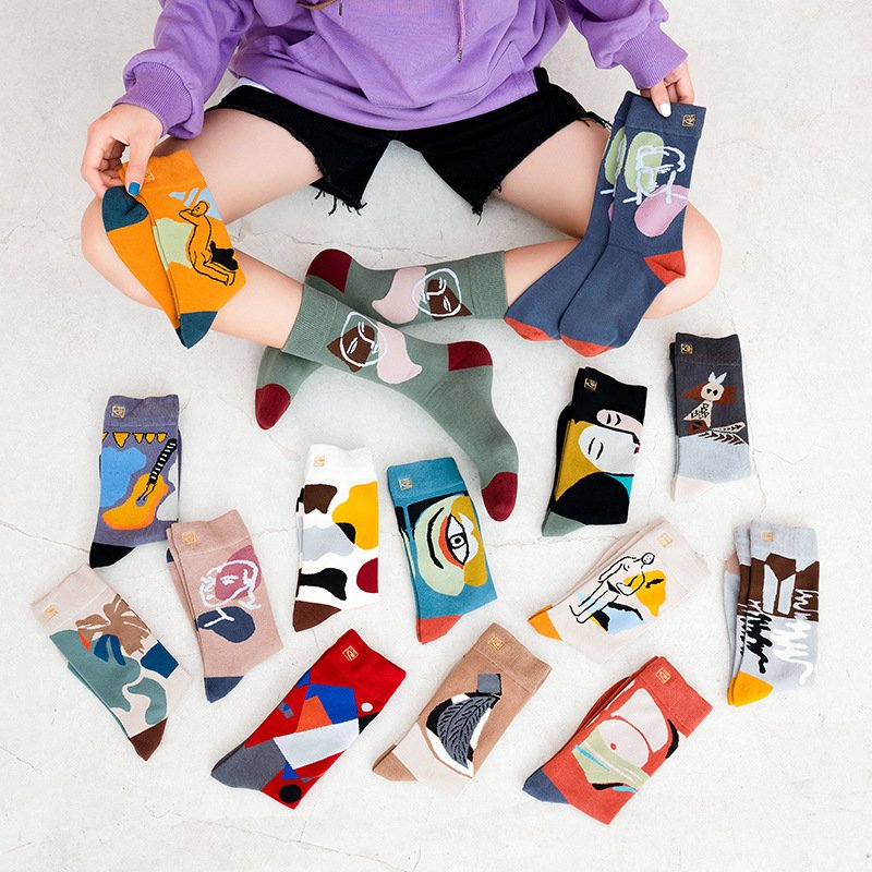 Vibrant Street Art Socks for Women