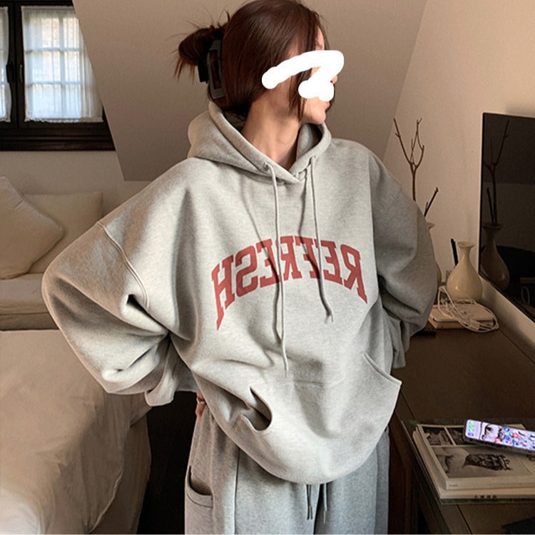 Cozy Oversized Autumn Winter Pullover Hoodie