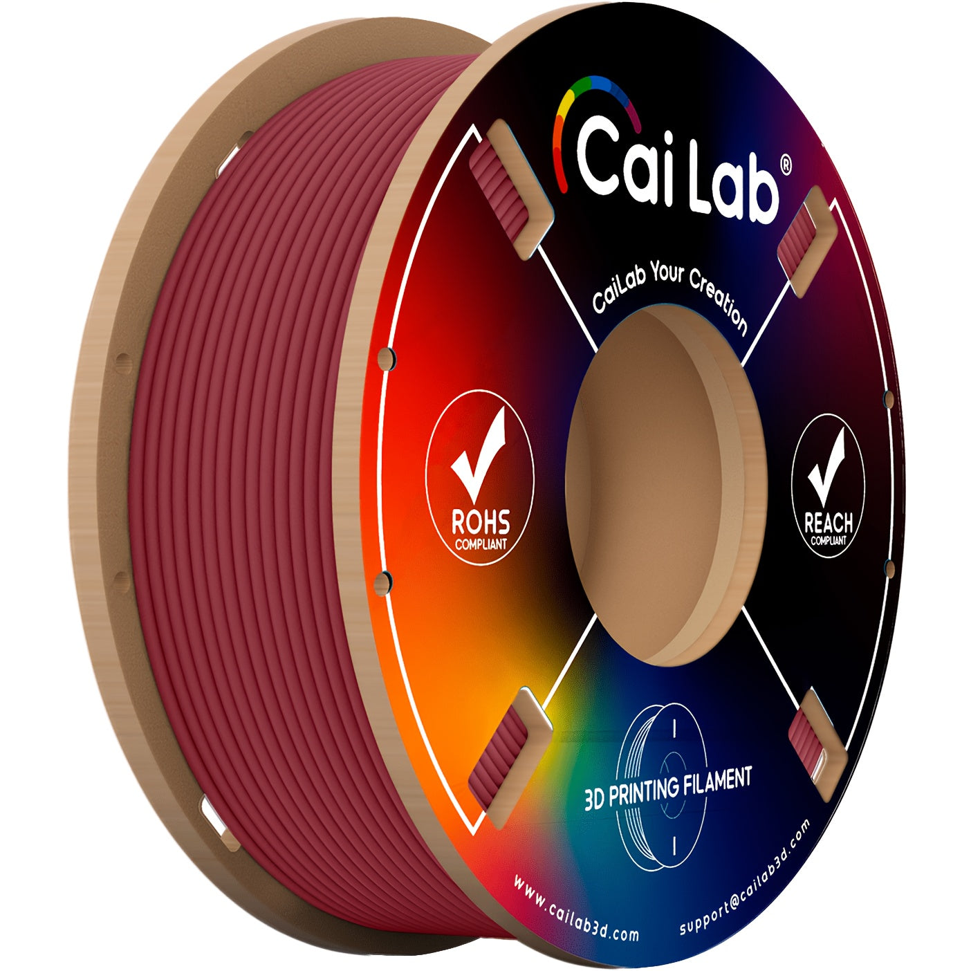 PLA Matte 3D Printer Filament – 1.75 mm, 200 g, Solid Color, Non‑Glossy Finish