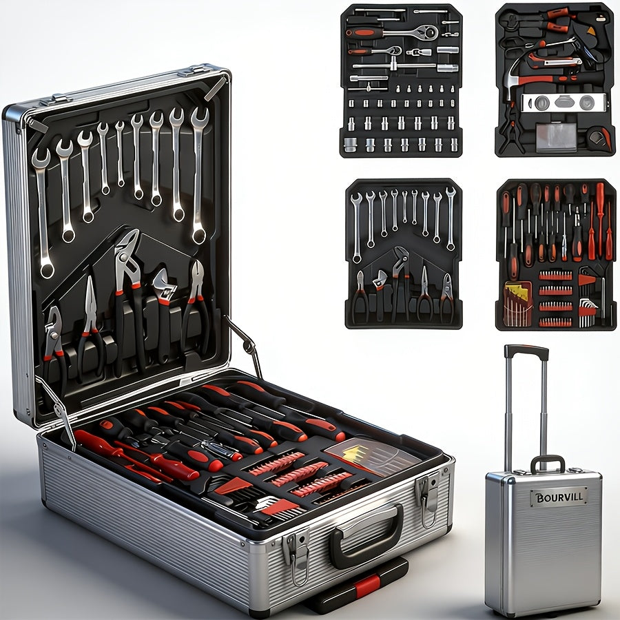 52-Piece Professional Tool Set in Portable Toolbox