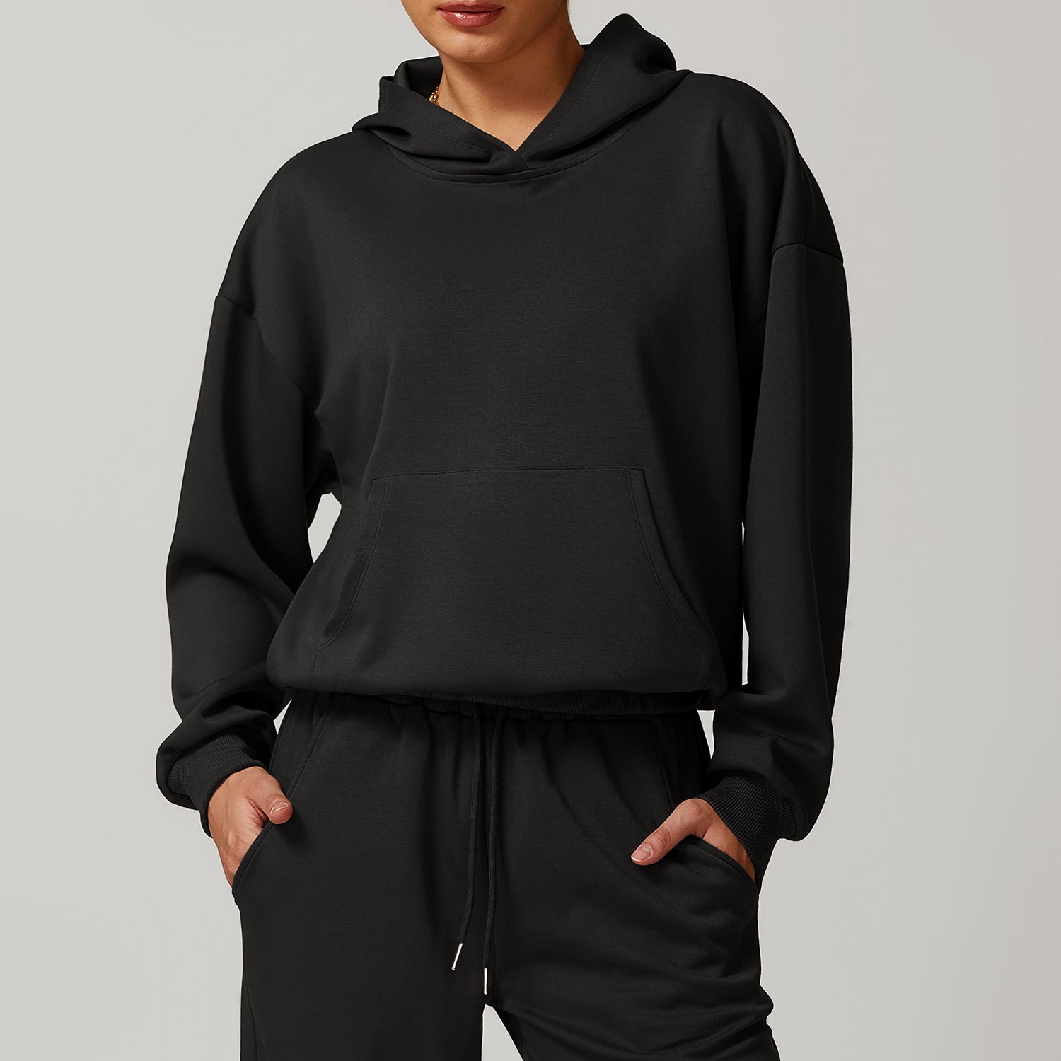Women's Cozy Thickened Hooded Long Sleeve Sweatshirt