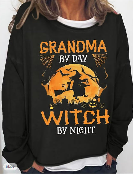 Cozy Oversized Letter Print Crewneck Sweatshirt