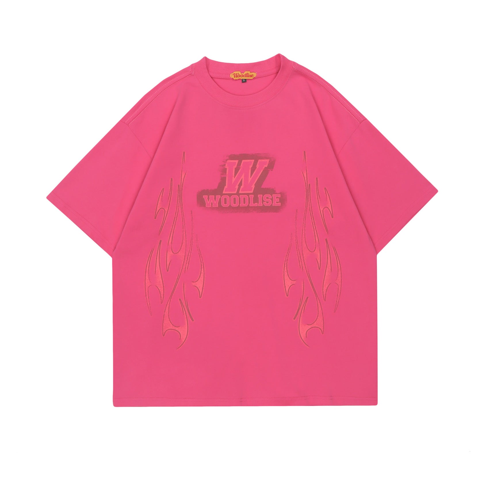 Retro Streetwear Letter Print Loose Short Sleeve Tee