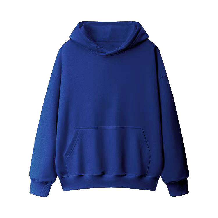 Cozy Couple Hoodies - Solid Color Terry Sweater for Men & Women