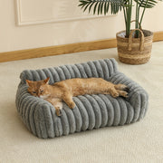 1Pc Of Comfortable Cat Sofa, Cute And Soft Cat Bed, Cat House, Breathable Cat Bed, Sleeping Basket Suitable For Cats Of All Sizes To Sleep In All Seasons, Pet Sleeping Bed, Cozy Pet Nest, Modern Pe...