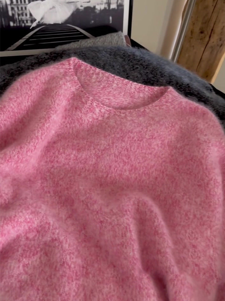 Korean Chic Soft Glutinous Chic Beautiful Unique Sweater Sweater