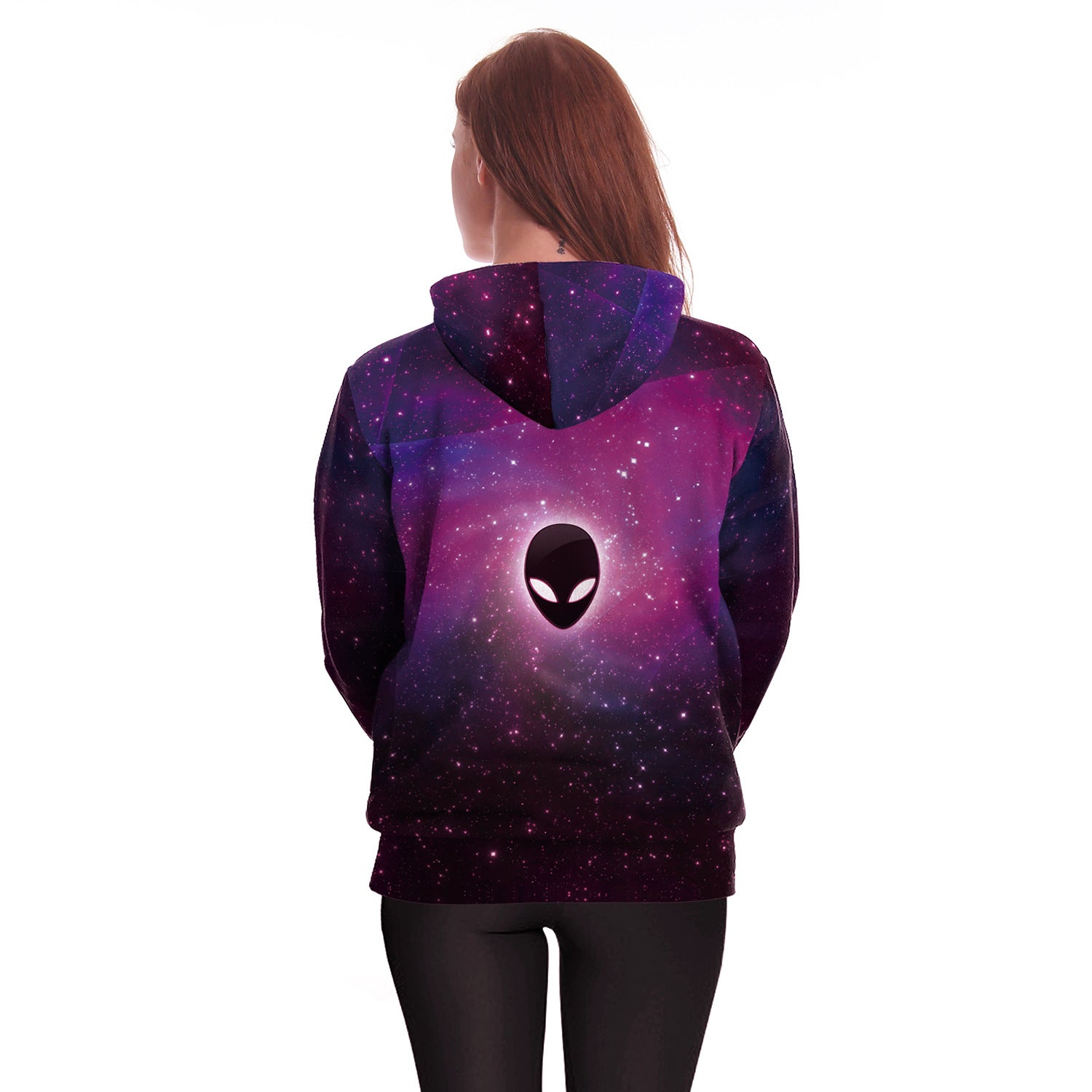 Glow-in-the-Dark Starry Sky Hooded Sweatshirt