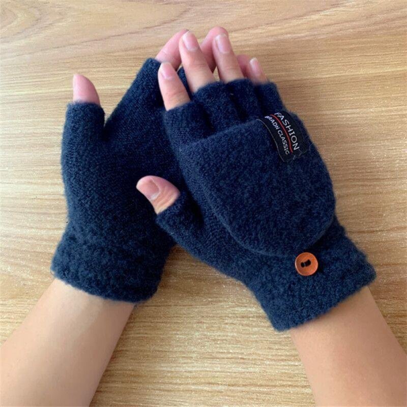 Stay Warm with Half-Finger Gloves