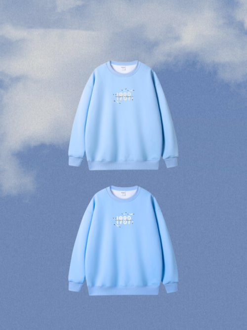 Embroidered Heavyweight Cotton Oversized Pullover Hoodie