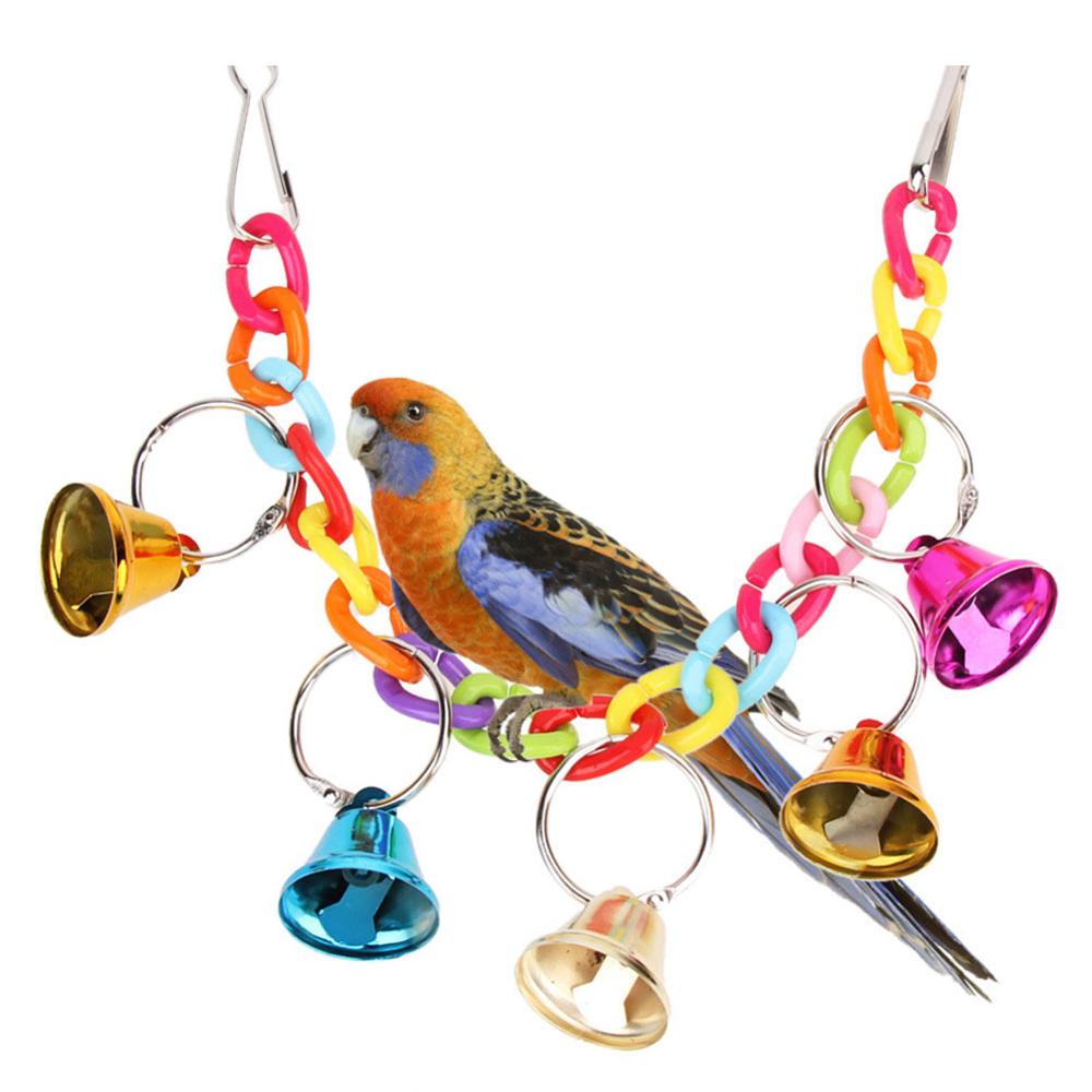 Wooden Bird Swing and Chew Toy for Pets