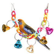 Wooden Bird Swing and Chew Toy for Pets