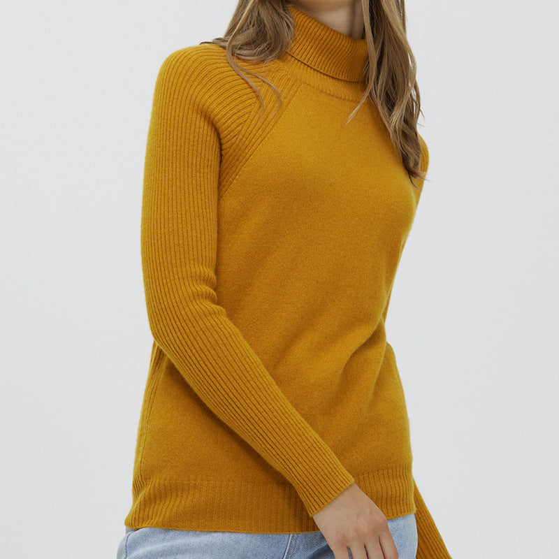 Womens Thick Fitted Slimming Pullover Base Layer Top