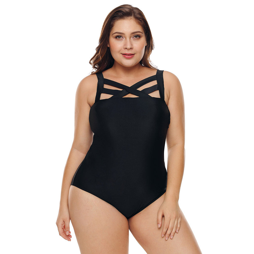Sleek Backless One-Piece Swimsuit for Beach & Hot Springs