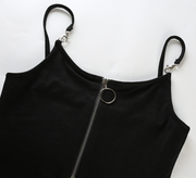 Sculpting Cotton Zipper Bodysuit