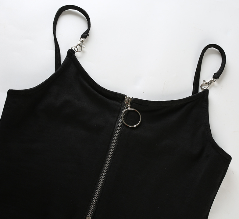 Sculpting Cotton Zipper Bodysuit