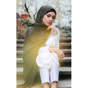Add a Pop of Color with Crinkled Chiffon Scarf