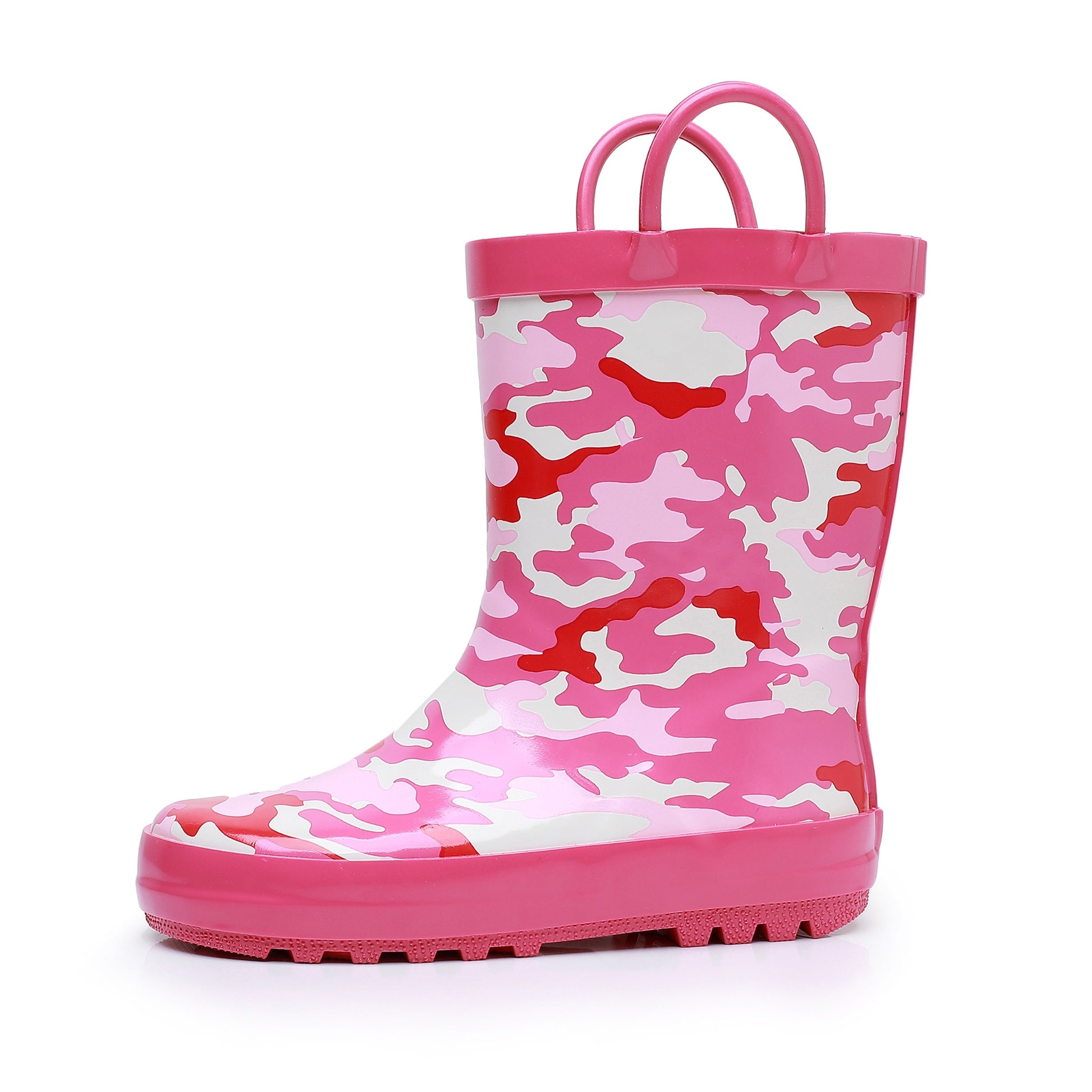 Kids' Durable Rubber Rain Boots with Fashion Print