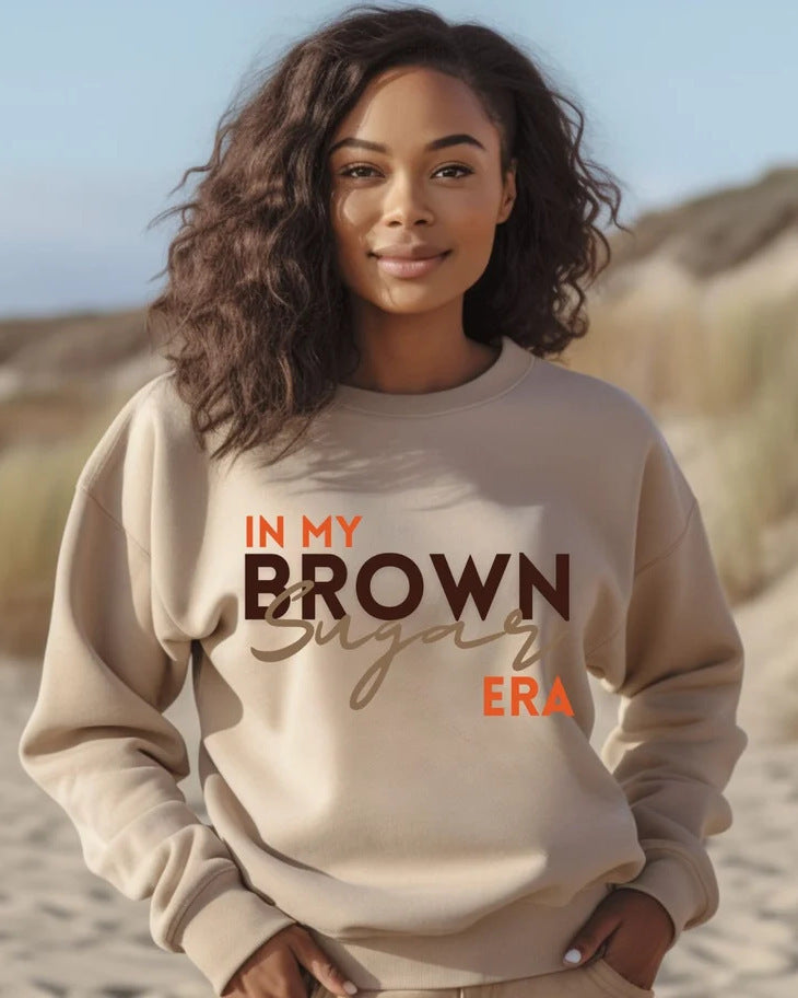 Women's Minimalist Casual Printed Long Sleeve Hoodie