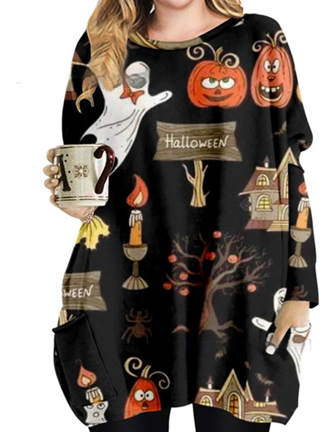 Women's Long-Sleeve Pocket T-Shirt