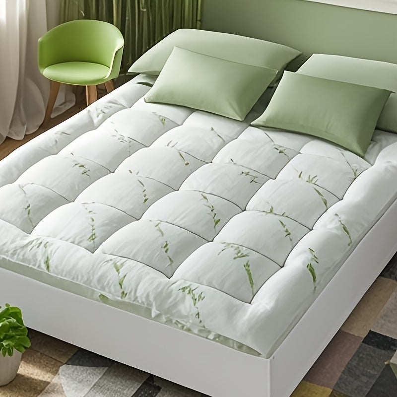 Thick Mattress Topper Pad Queen Size, Pillow Top Mattress Topper, Ultra-soft Quilted Cooling Mattress Protector, Suitable for 8-24 Inch Deep Mattresses