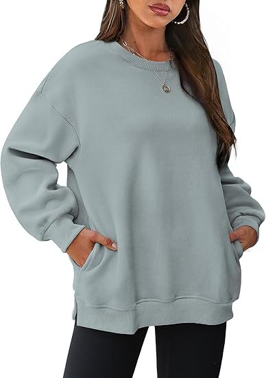Oversized Velvet Long Sleeve Pullover Sweatshirt