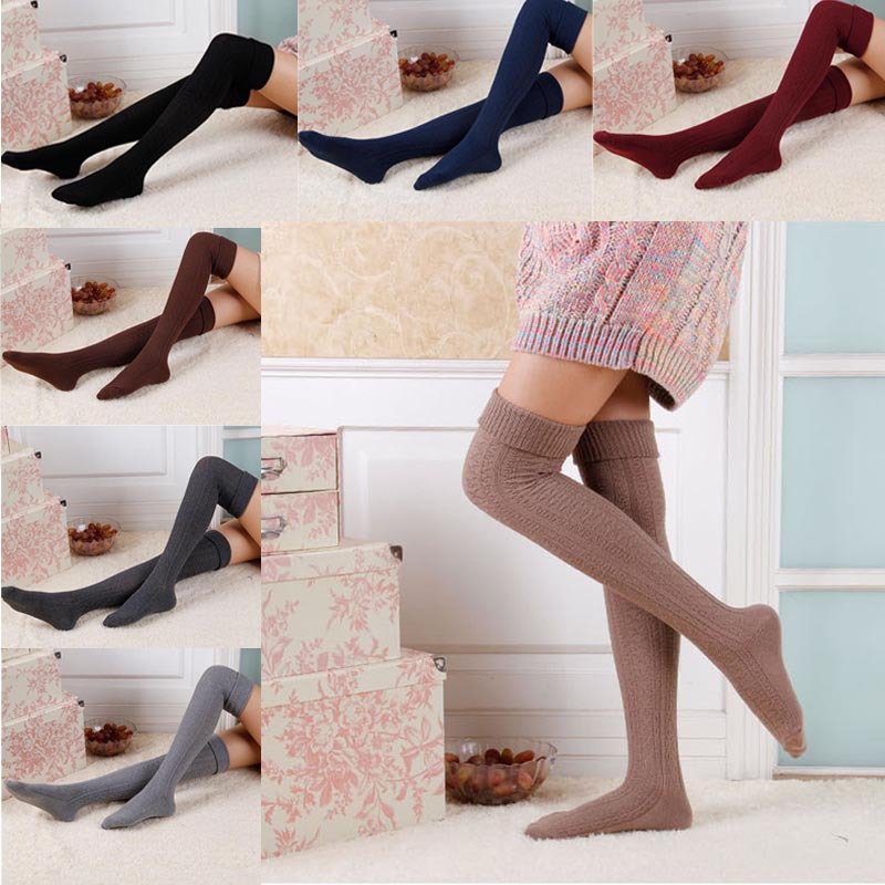 Long Knee High Tube Stockings for Women