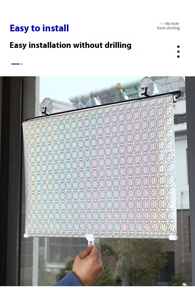 Household Window Sun Protection Punch-free Shading Balcony Shutter