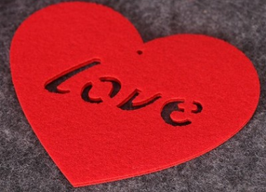 Heart Curtain Diy Non-woven Flower Curtain