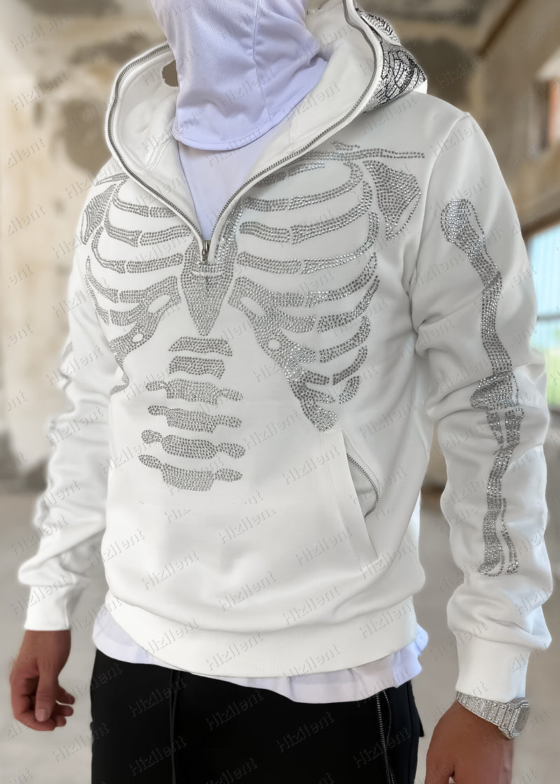 Personalized Graphic Embroidered Loose Pullover Hoodie