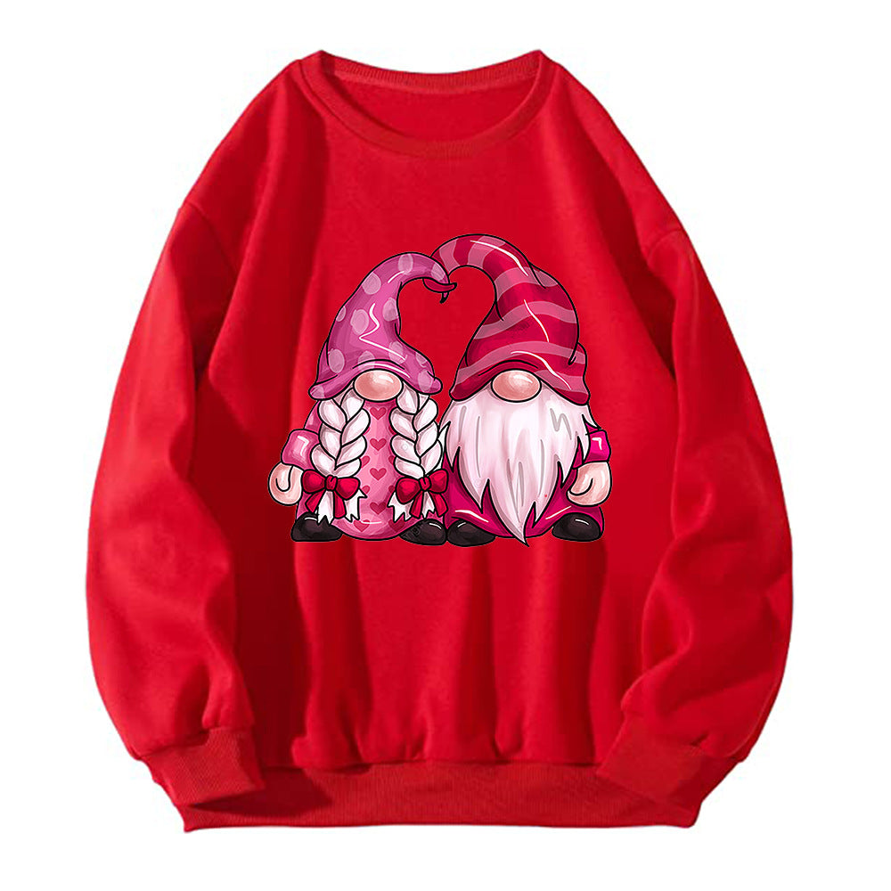 Casual Plus Size Crew Neck Pullover Sweatshirt