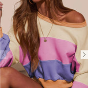Chic Strapless Cutout Sweatshirt Top