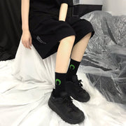 Fun Couple Skateboard Socks for Women