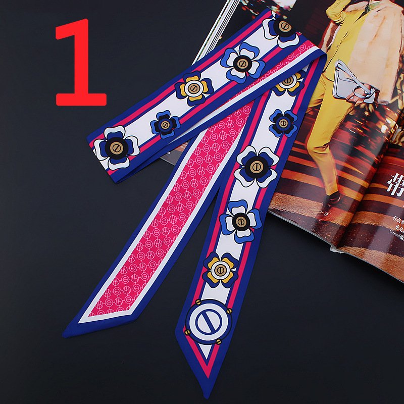 Elegant Floral Silk Scarf for Women