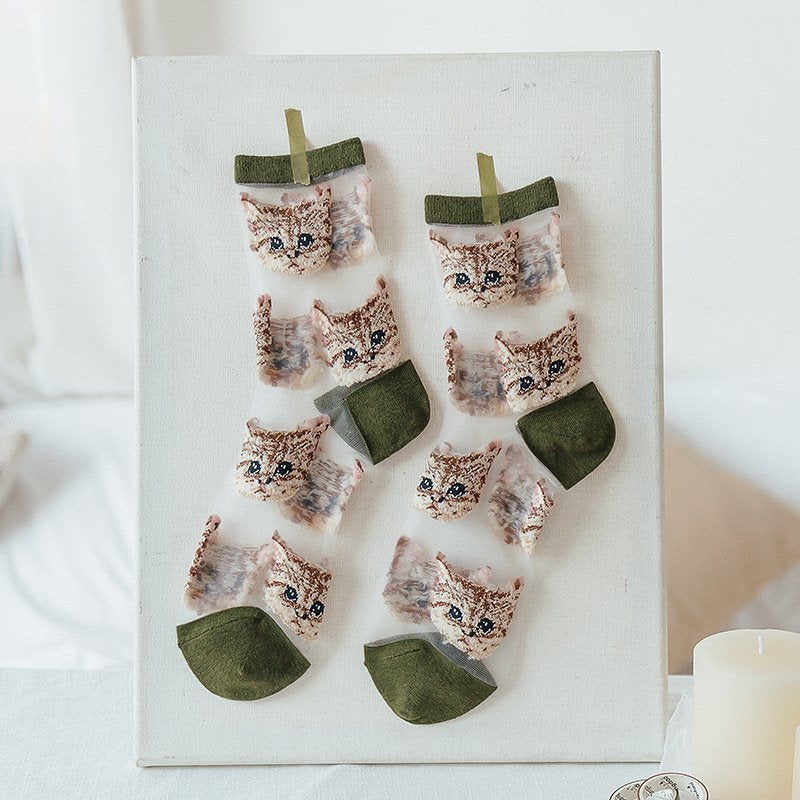 Breathable Card Stockings Socks for Women