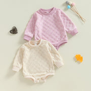 Baby Checkerboard Long Sleeve Jumpsuit