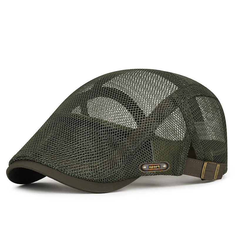 Unisex Summer Beret with Full-Mesh Lining