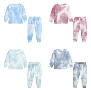 Tie-Dye Parent-Child Two-Piece Suit Set