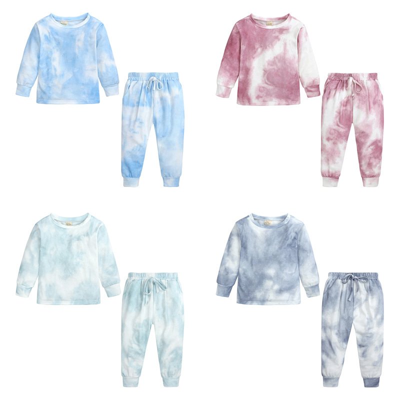 Tie-Dye Parent-Child Two-Piece Suit Set