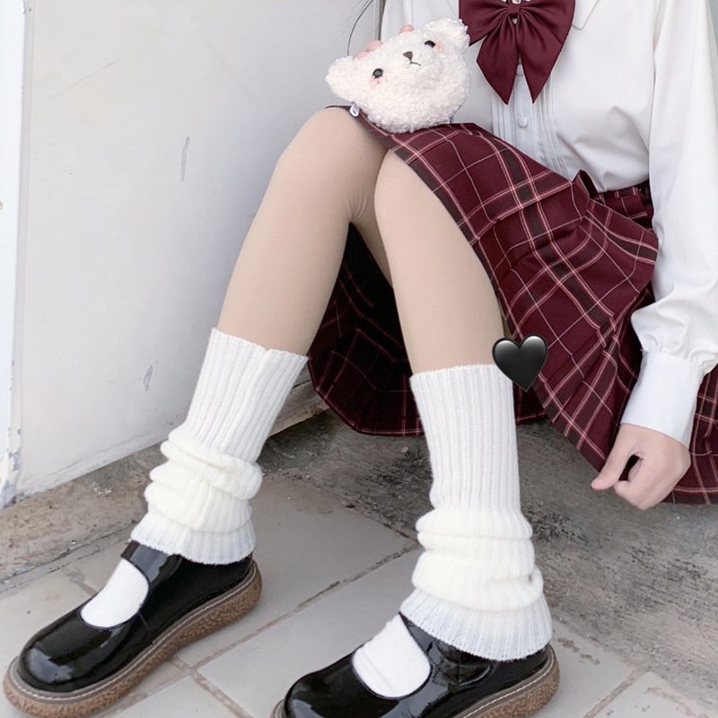 Soft Hairy Ball Knee Socks for Women