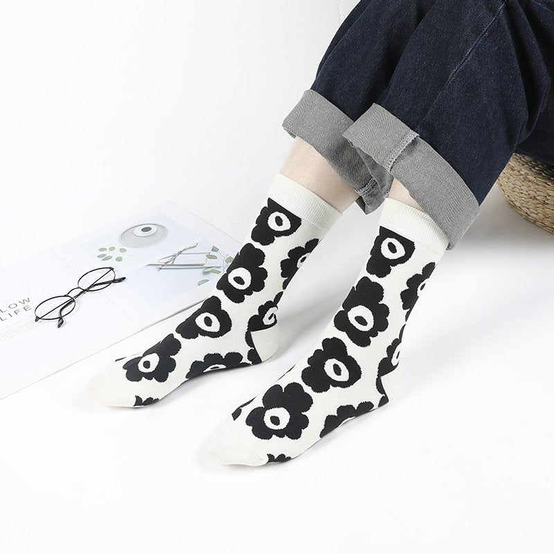 Comfortable Flower Socks for Women