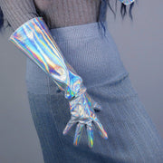 Colorful Short Gloves for Women - Bright Leather