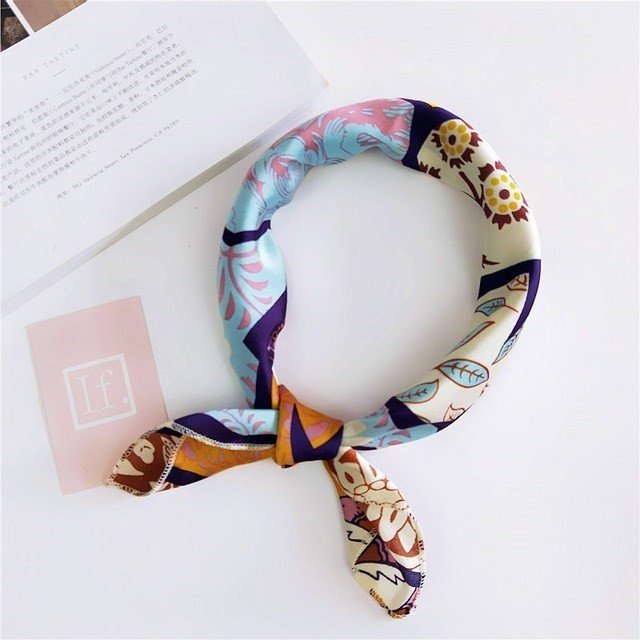 Satin Headband Scarf